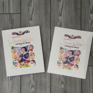 Walt Disney Book & Lithograph Set NWT
